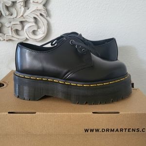 Dr. Martens 1461 Snooth Leather Platform Shoes